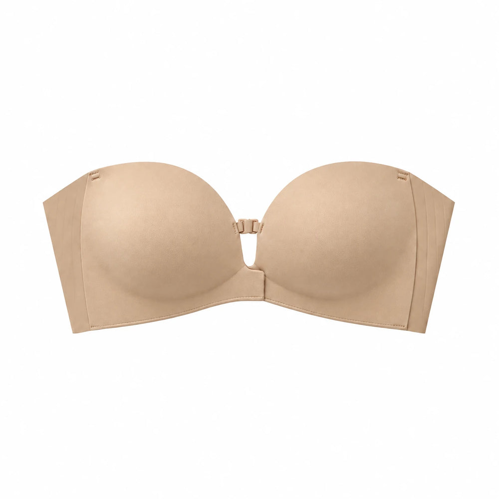 Strapless Front-Closure Jelly Bra