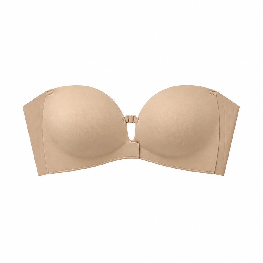 Strapless Front-Closure Jelly Bra